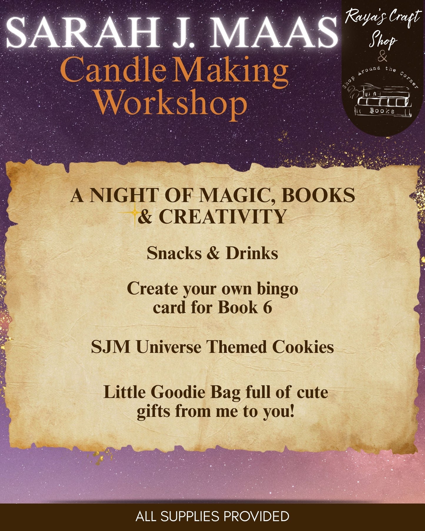 3rd Annual SJM Universe Candle Making Workshop