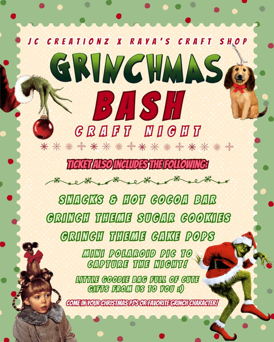 Grinchmas Bash Craft Night