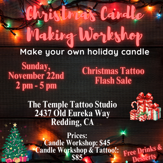 Christmas Candle Making Workshop Mashup