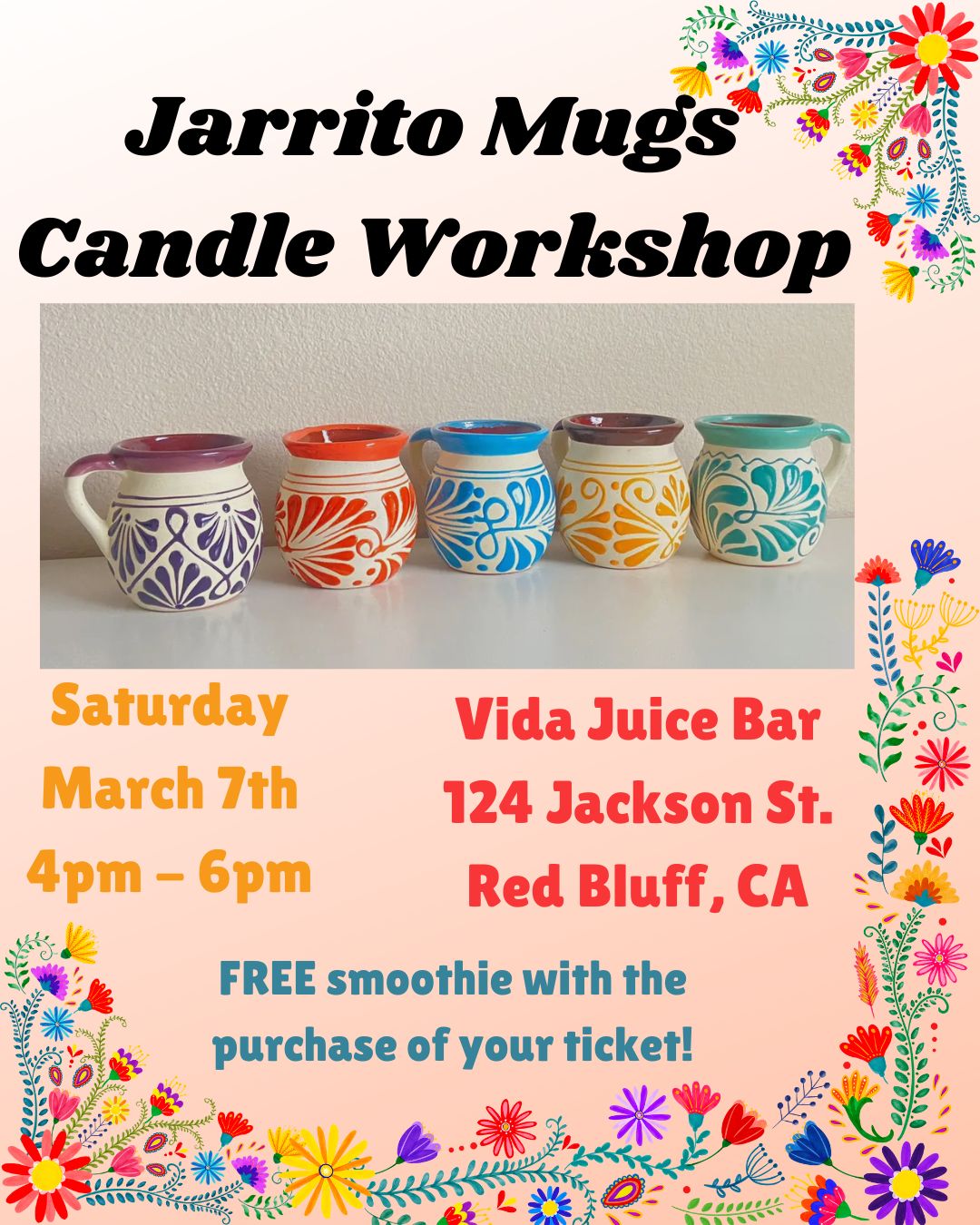 Jarrito Mugs Candle Workshop